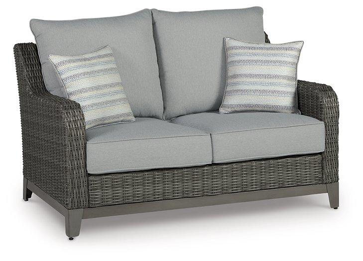 Elite Park Outdoor Loveseat, Lounge Chairs and Cocktail Table - Imperial Furniture (Las Vegas, NV) - Multi Location