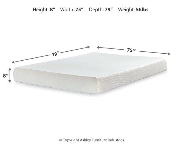 Chime 8 Inch Memory Foam Mattress in a Box - Imperial Furniture (Las Vegas, NV) - Multi Location