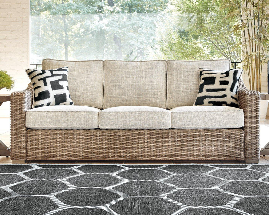 Beachcroft Beachcroft Nuvella Sofa with Coffee and End Table - Imperial Furniture (Las Vegas, NV) - Multi Location