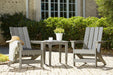 Visola Outdoor Adirondack Chair Set with End Table - Imperial Furniture (Las Vegas, NV) - Multi Location