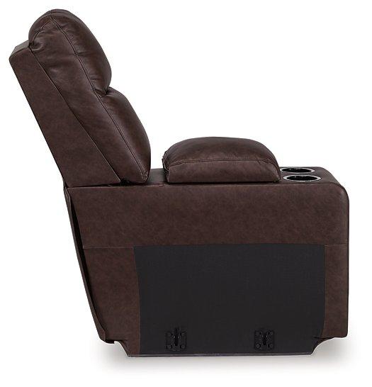 Punch Up Power Reclining Sectional Loveseat with Console - Imperial Furniture (Las Vegas, NV) - Multi Location