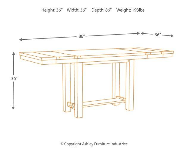 Moriville Counter Height Dining Set - Imperial Furniture (Las Vegas, NV) - Multi Location