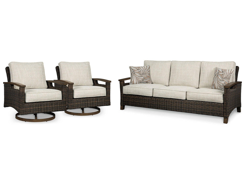 Paradise Trail Outdoor Seating Set - Imperial Furniture (Las Vegas, NV) - Multi Location