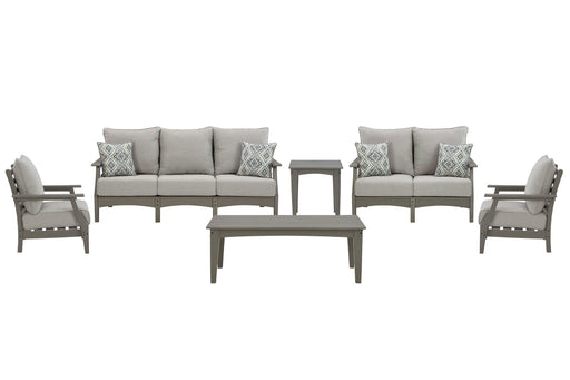 Visola Outdoor Sofa and Loveseat Set - Imperial Furniture (Las Vegas, NV) - Multi Location