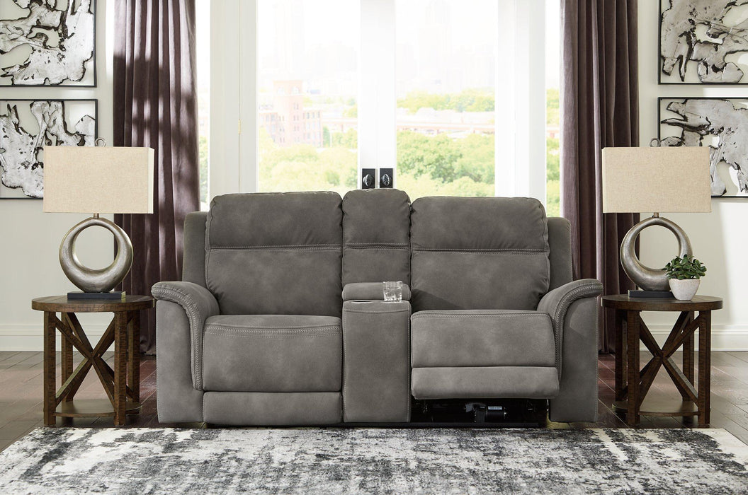 Next-Gen DuraPella Power Reclining Loveseat with Console - Imperial Furniture (Las Vegas, NV) - Multi Location