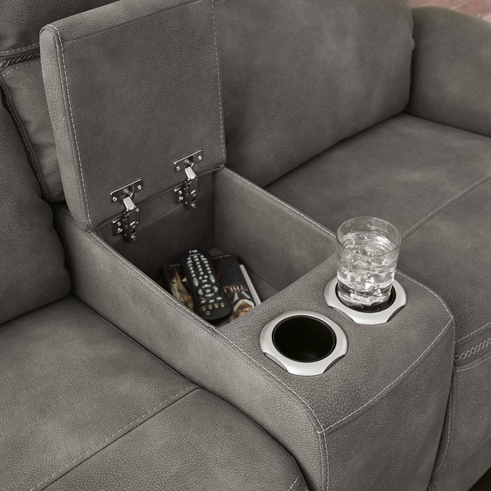 Next-Gen DuraPella Power Reclining Loveseat with Console - Imperial Furniture (Las Vegas, NV) - Multi Location