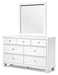Fortman Dresser and Mirror - Imperial Furniture (Las Vegas, NV) - Multi Location