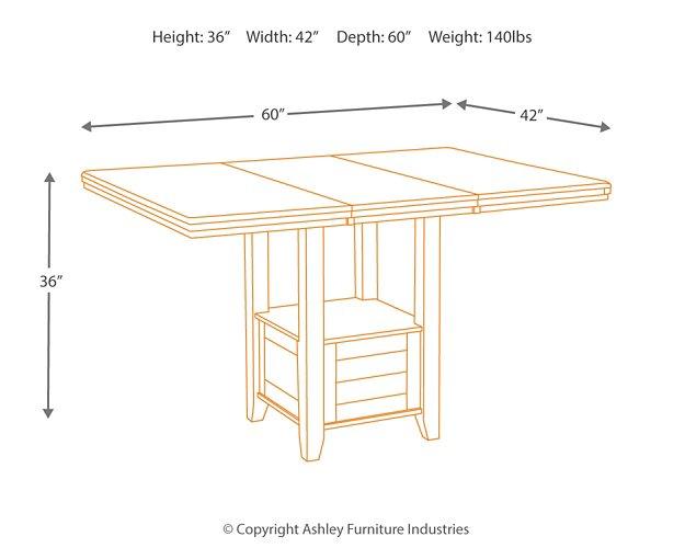 Haddigan Dining Room Set - Imperial Furniture (Las Vegas, NV) - Multi Location