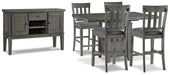 Hallanden Counter Height Dining Room Set - Imperial Furniture (Las Vegas, NV) - Multi Location