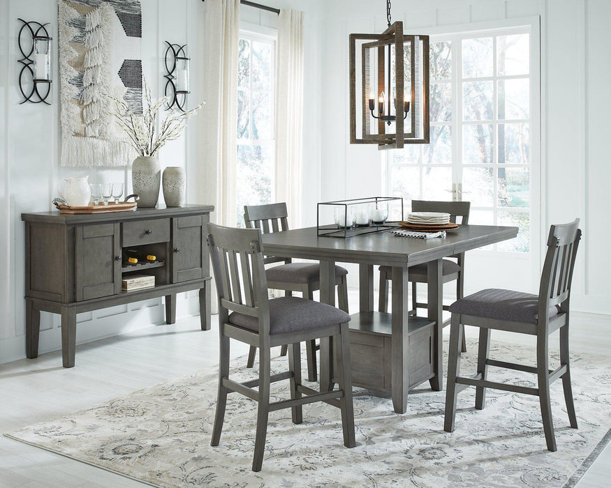 Hallanden Counter Height Dining Room Set - Imperial Furniture (Las Vegas, NV) - Multi Location