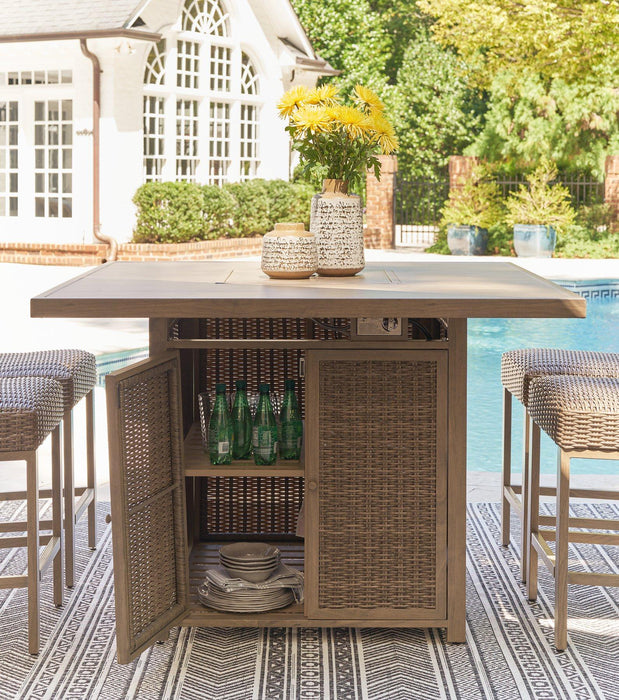 Walton Bridge Outdoor Dining Set - Imperial Furniture (Las Vegas, NV) - Multi Location
