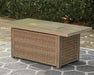 Beachcroft Beachcroft Fire Pit Table with Four Nuvella Swivel Lounge Chairs - Imperial Furniture (Las Vegas, NV) - Multi Location