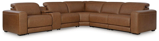 Magic Man Power Reclining Sectional with Console - Imperial Furniture (Las Vegas, NV) - Multi Location