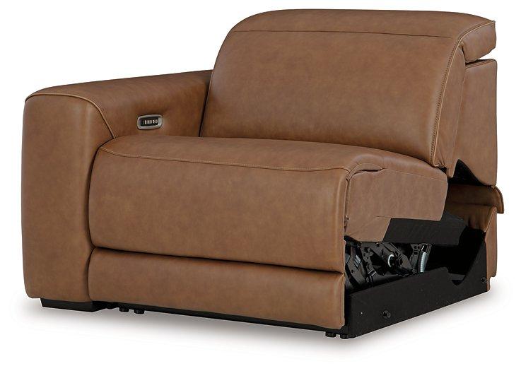 Magic Man Power Reclining Sectional Loveseat with Console - Imperial Furniture (Las Vegas, NV) - Multi Location