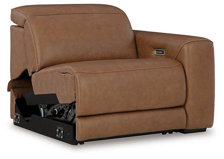 Magic Man Power Reclining Sectional Loveseat with Console - Imperial Furniture (Las Vegas, NV) - Multi Location