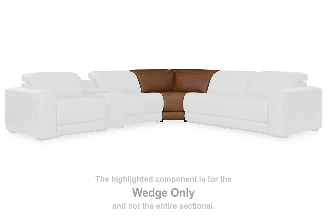 Magic Man Power Reclining Sectional with Console - Imperial Furniture (Las Vegas, NV) - Multi Location