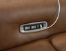 Magic Man Power Reclining Sectional Loveseat with Console - Imperial Furniture (Las Vegas, NV) - Multi Location