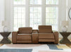 Magic Man Power Reclining Sectional Loveseat with Console - Imperial Furniture (Las Vegas, NV) - Multi Location
