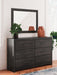 Hollivern Dresser and Mirror - Imperial Furniture (Las Vegas, NV) - Multi Location