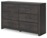 Hollivern Dresser and Mirror - Imperial Furniture (Las Vegas, NV) - Multi Location
