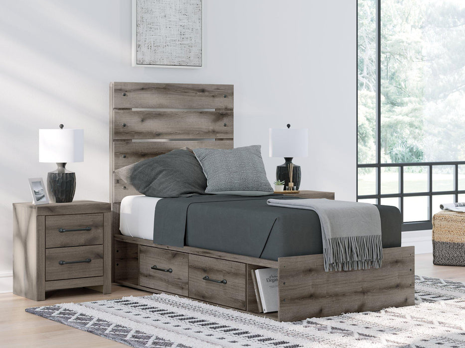 Graystorm Bed with Storage - Imperial Furniture (Las Vegas, NV) - Multi Location