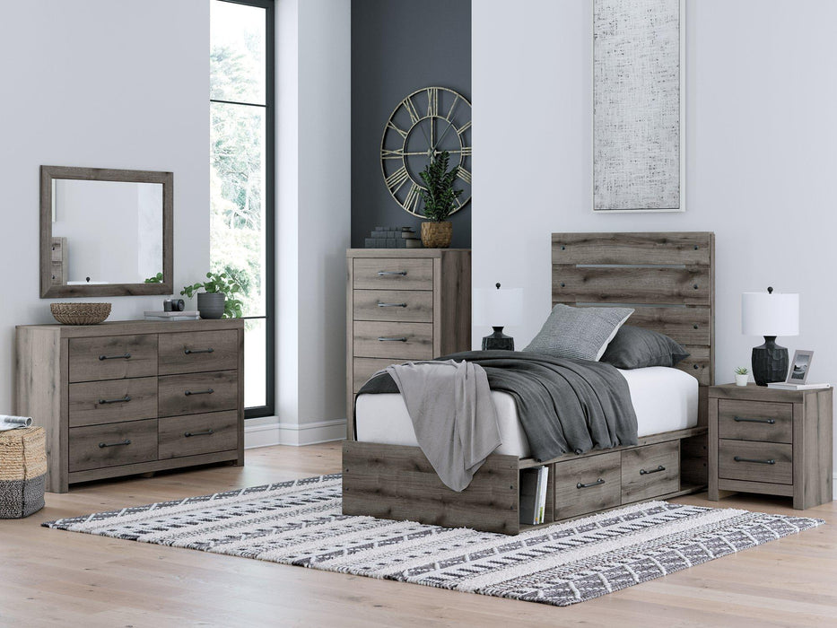 Graystorm Bed with Storage - Imperial Furniture (Las Vegas, NV) - Multi Location