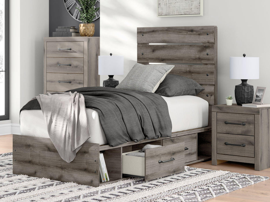 Graystorm Bed with Storage - Imperial Furniture (Las Vegas, NV) - Multi Location