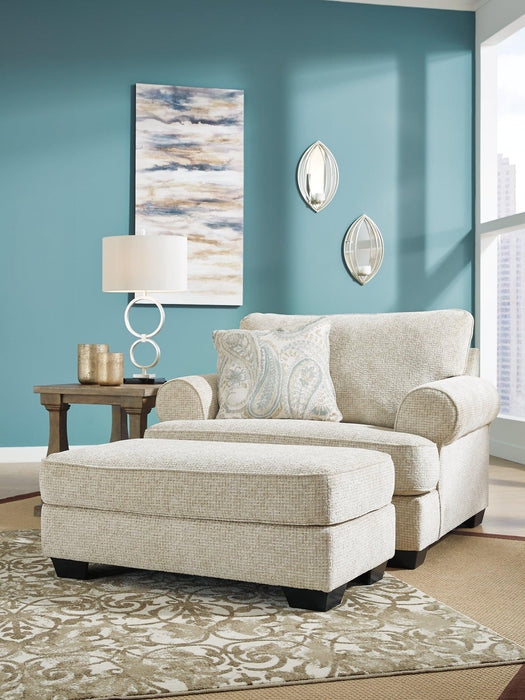 Monaghan Oversized Chair and Ottoman - Imperial Furniture (Las Vegas, NV) - Multi Location