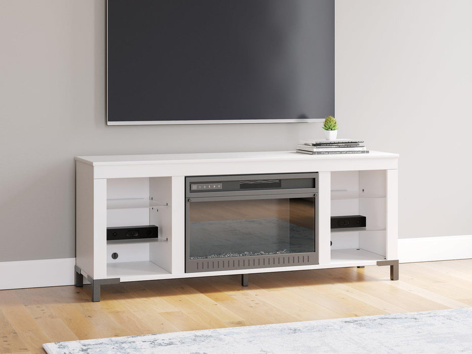 Brollevi 60" TV Stand with Electric Fireplace - Imperial Furniture (Las Vegas, NV) - Multi Location