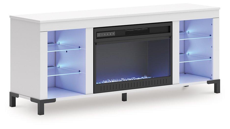 Brollevi 60" TV Stand with Electric Fireplace - Imperial Furniture (Las Vegas, NV) - Multi Location