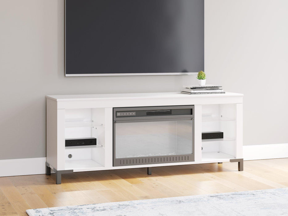 Brollevi 60" TV Stand with Electric Fireplace - Imperial Furniture (Las Vegas, NV) - Multi Location