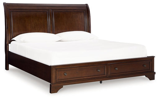Trellington Sleigh Storage Bed - Imperial Furniture (Las Vegas, NV) - Multi Location