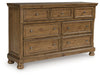 Feddinger Dresser and Mirror - Imperial Furniture (Las Vegas, NV) - Multi Location