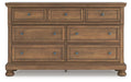 Feddinger Dresser and Mirror - Imperial Furniture (Las Vegas, NV) - Multi Location