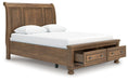 Feddinger Panel Storage Bed - Imperial Furniture (Las Vegas, NV) - Multi Location