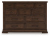 Taffenbrook Dresser and Mirror - Imperial Furniture (Las Vegas, NV) - Multi Location