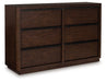 Dilenno Dresser and Mirror - Imperial Furniture (Las Vegas, NV) - Multi Location