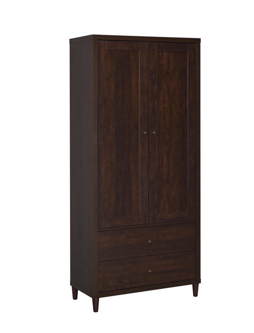 Wadeline 2-door Tall Accent Cabinet Rustic Tobacco - Imperial Furniture (Las Vegas, NV) - Multi Location