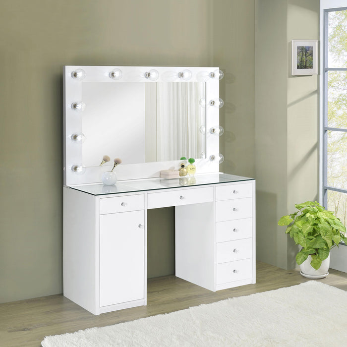 Acena Vanity Table and Mirror - Imperial Furniture (Las Vegas, NV) - Multi Location