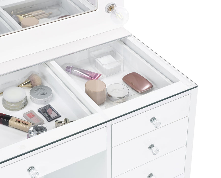 Acena Vanity Table and Mirror - Imperial Furniture (Las Vegas, NV) - Multi Location