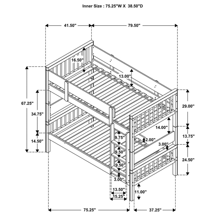 Dakota Bunk Beds - Imperial Furniture (Las Vegas, NV) - Multi Location