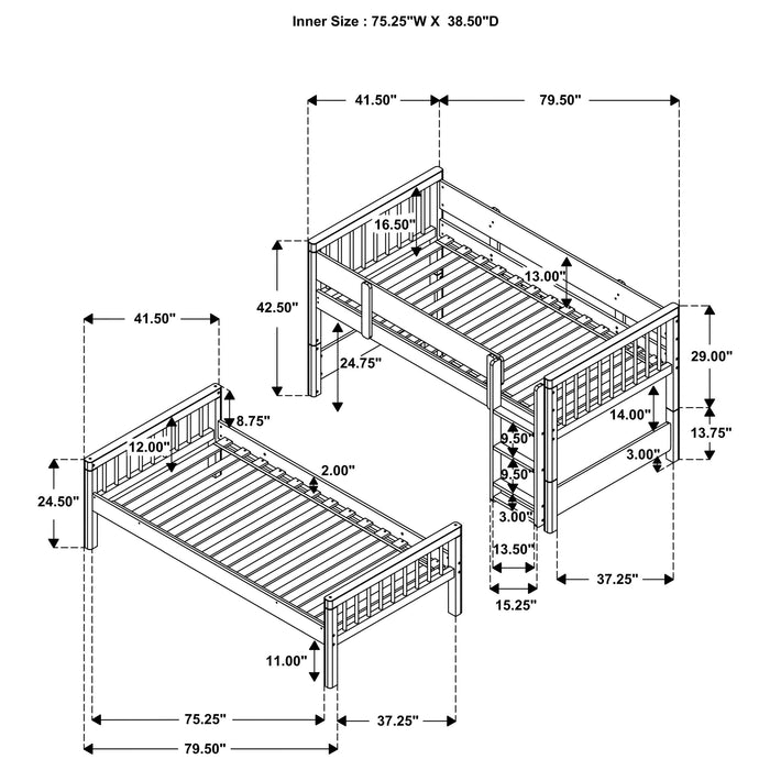 Dakota Bunk Beds - Imperial Furniture (Las Vegas, NV) - Multi Location