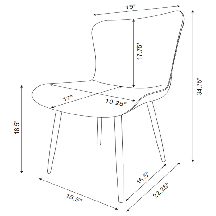 Horizon Side Chairs - Imperial Furniture (Las Vegas, NV) - Multi Location