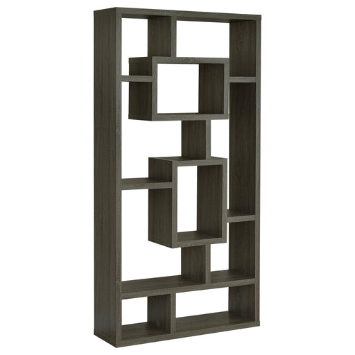 Howie 10-shelf Bookcase Weathered Grey - Imperial Furniture (Las Vegas, NV) - Multi Location