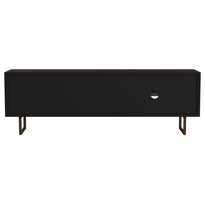 Marsden 2-door Wood 70" TV Stand Charcoal Black - Imperial Furniture (Las Vegas, NV) - Multi Location