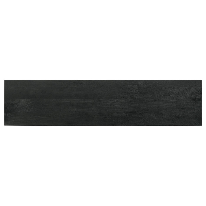Marsden 2-door Wood 70" TV Stand Charcoal Black - Imperial Furniture (Las Vegas, NV) - Multi Location