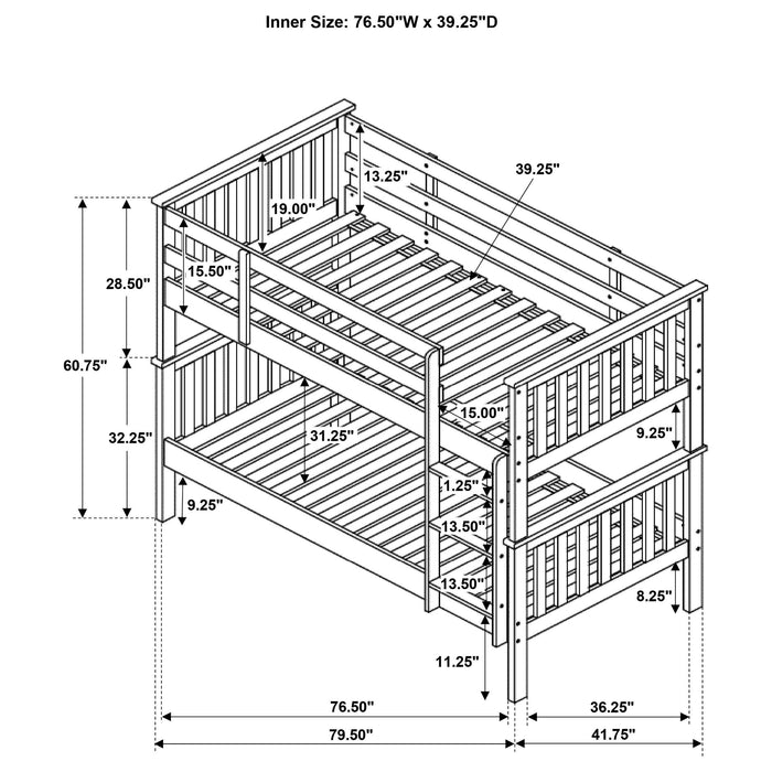 Chapman Bunk Beds - Imperial Furniture (Las Vegas, NV) - Multi Location