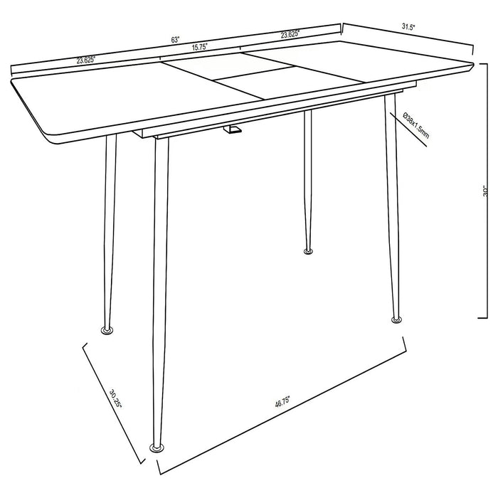 Horizon Dining Tables - Imperial Furniture (Las Vegas, NV) - Multi Location