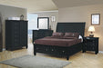 Sandy Beach Queen & E.King Storage Sleigh Bed Black & White - Imperial Furniture (Las Vegas, NV) - Multi Location