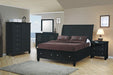 Sandy Beach Queen & E.King Storage Sleigh Bed Black & White - Imperial Furniture (Las Vegas, NV) - Multi Location